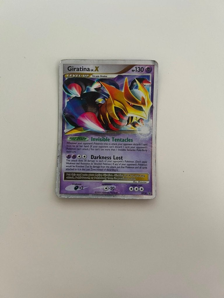 Giratina Lv X DP38 Black star promo, Ophalen of Verzenden, Nieuw, Losse kaart, Foil