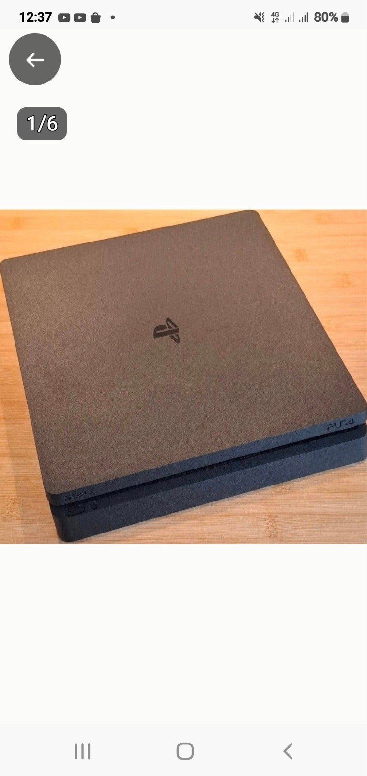 PlayStation 4 SLIM 1TB, Ophalen, Zo goed als nieuw, 1 TB, Met 1 controller