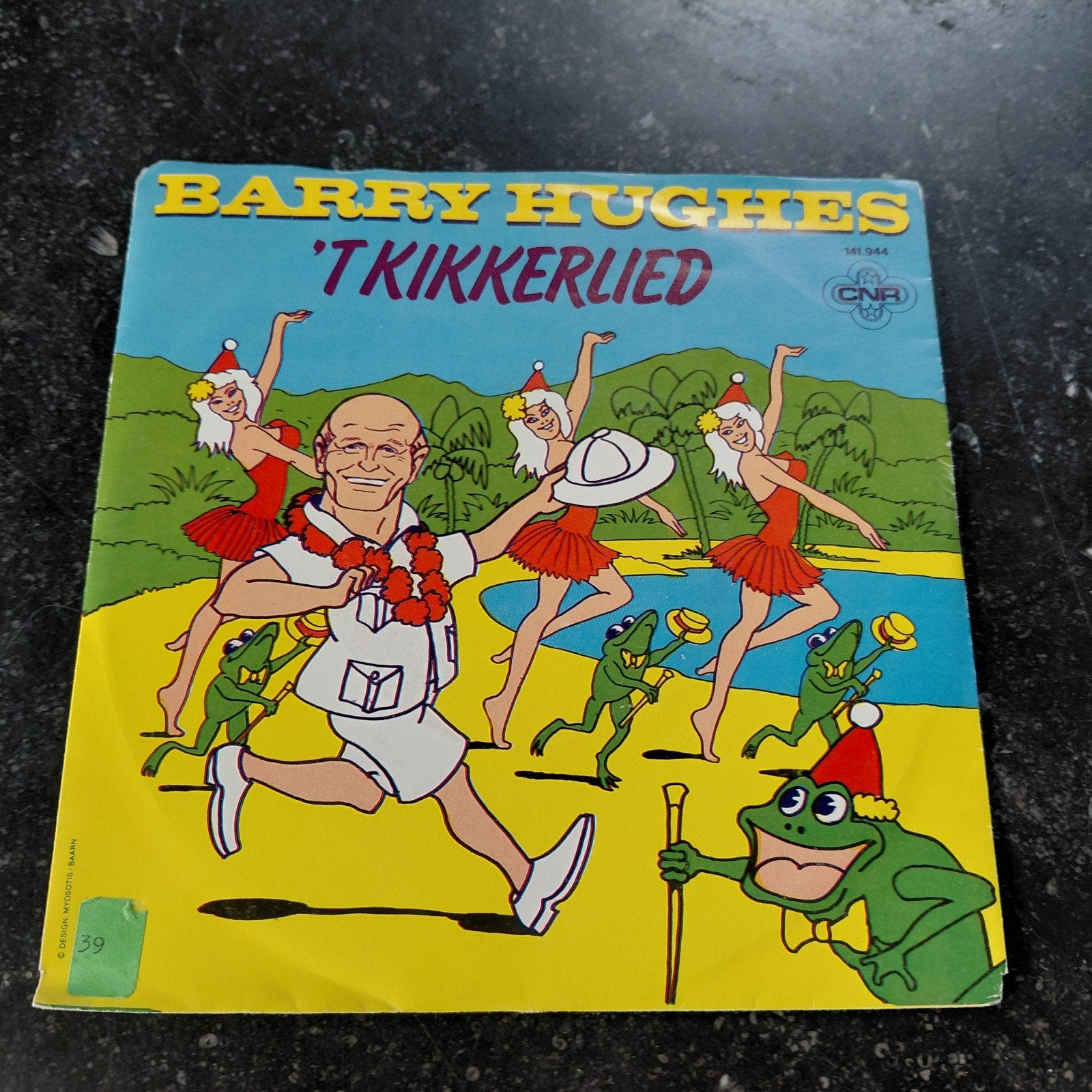 Barry Hughes - 't Kikkerlied (Vinyl Single), Gebruikt, 7 inch, Ophalen of Verzenden, EP