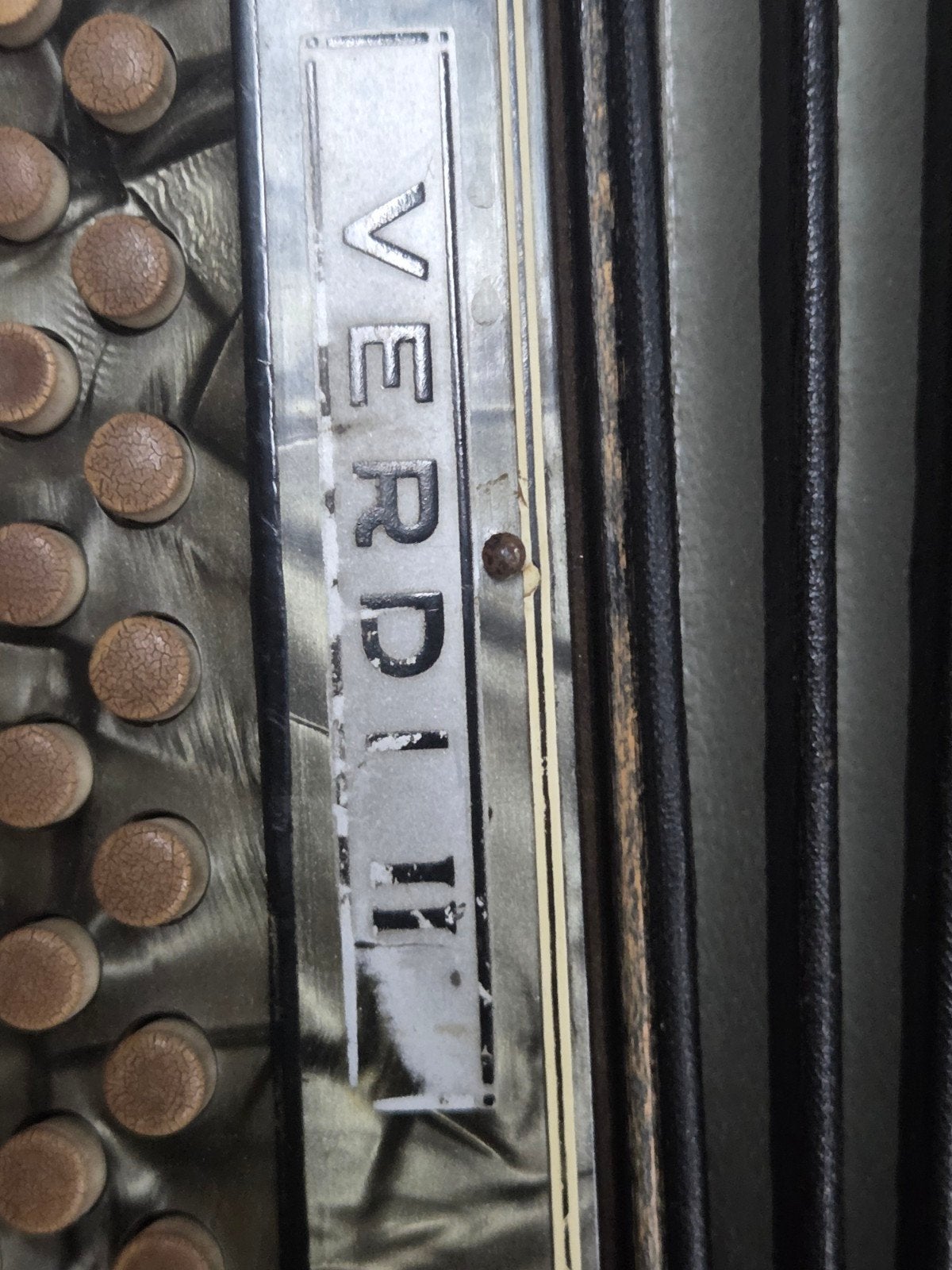 Hohner Verdi II accordeon met koffer, Ophalen, Gebruikt, Toetsaccordeon, Met koffer