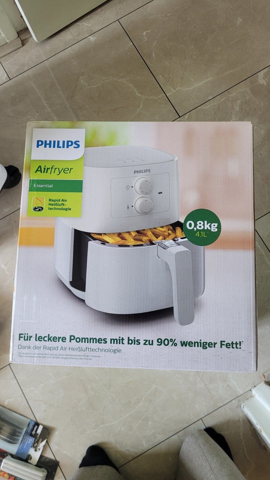 Philips Airfryer Essential - Nieuw in doos, Ophalen of Verzenden, Nieuw, Airfryer, 750 t/m 999 gram