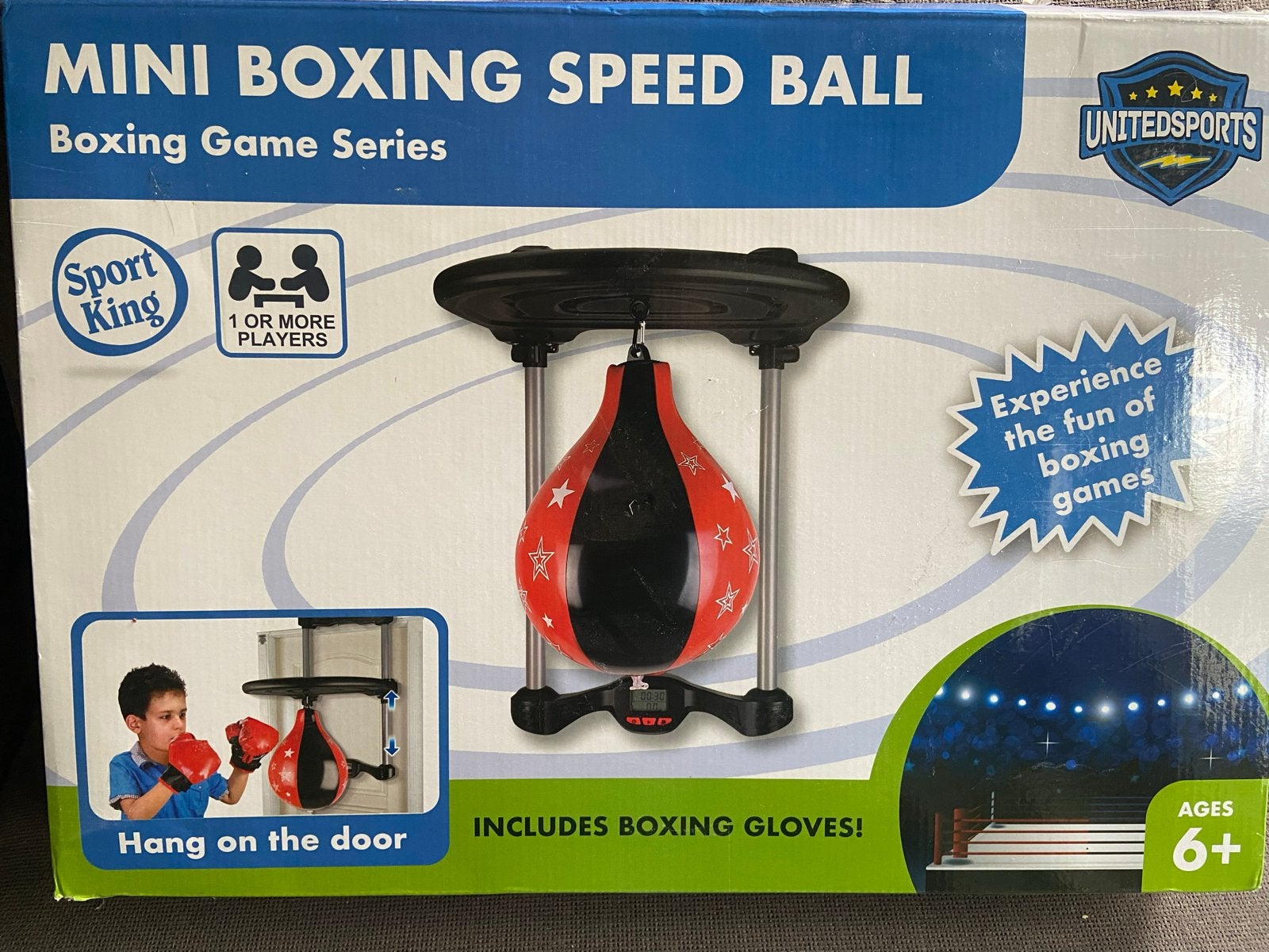Mini Boks Speed Bal - Boks Game Serie voor Kinderen, Ophalen of Verzenden, Nieuw, Boksbal