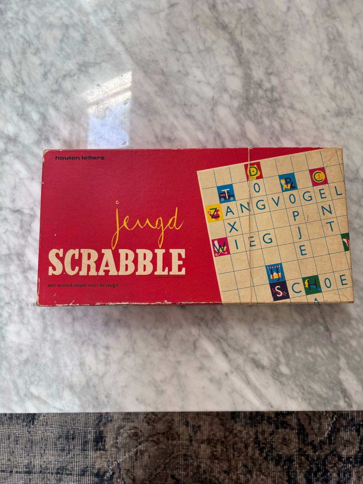 Jeugd Scrabble - Een Woordenspel voor de Jeugd, Drie of vier spelers, Ophalen, Gebruikt