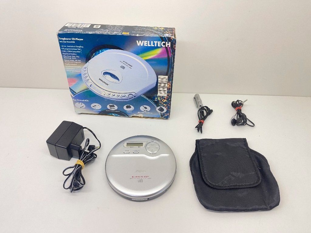 WELLTECH XP-EV600 Portable CD Player / Discman-zo goed als n, N, N, W, Ophalen of Verzenden