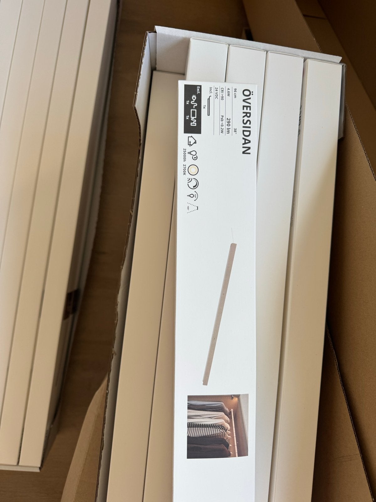 IKEA ÖVERSIDAN LED-verlichting 96cm (205.895.36), Led-lamp, Nieuw, Overige fittingen, Ophalen of Verzenden