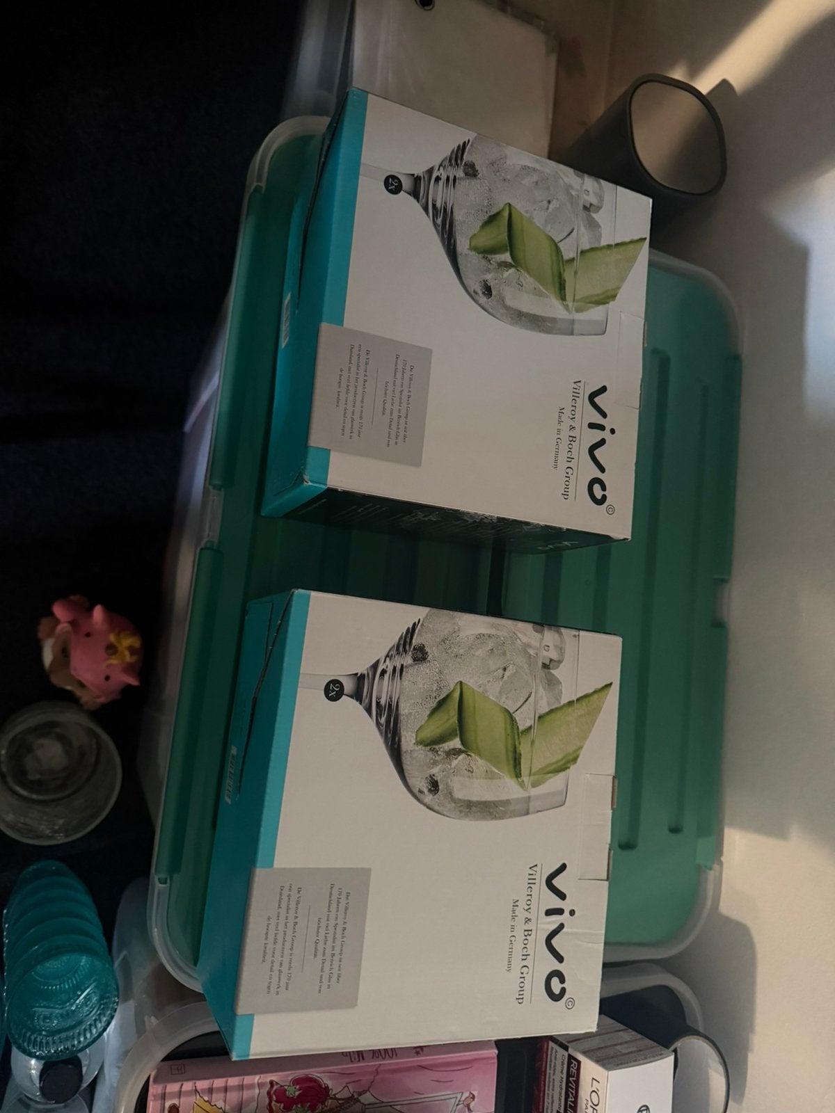 2 dozen Villeroy &Boch nieuw samen 5€, Villeroy & Boch, Nieuw, Ophalen of Verzenden, Glas