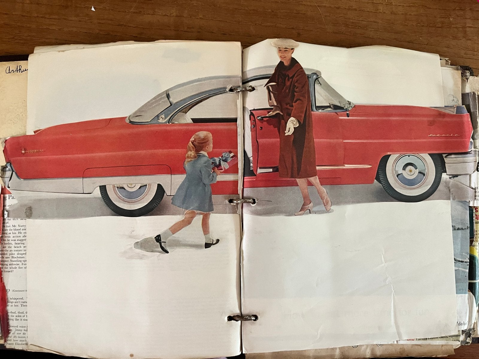 Vintage Auto Advertentie Album - Jaren '40-'50, Ophalen of Verzenden, Gelezen, Overige merken