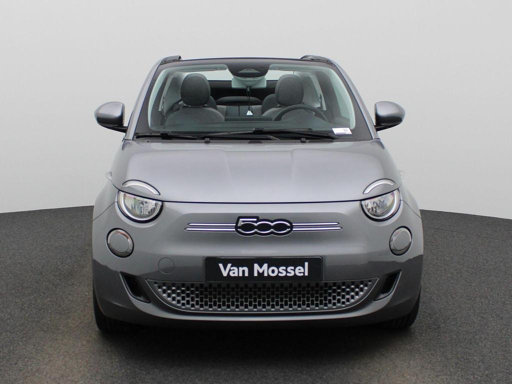 Fiat 500C 500e 42 kWh Icon AUTOMAAT | NAVIGATIE | LMV | PDC, 12 maanden, Stof, Gebruikt, 118 pk