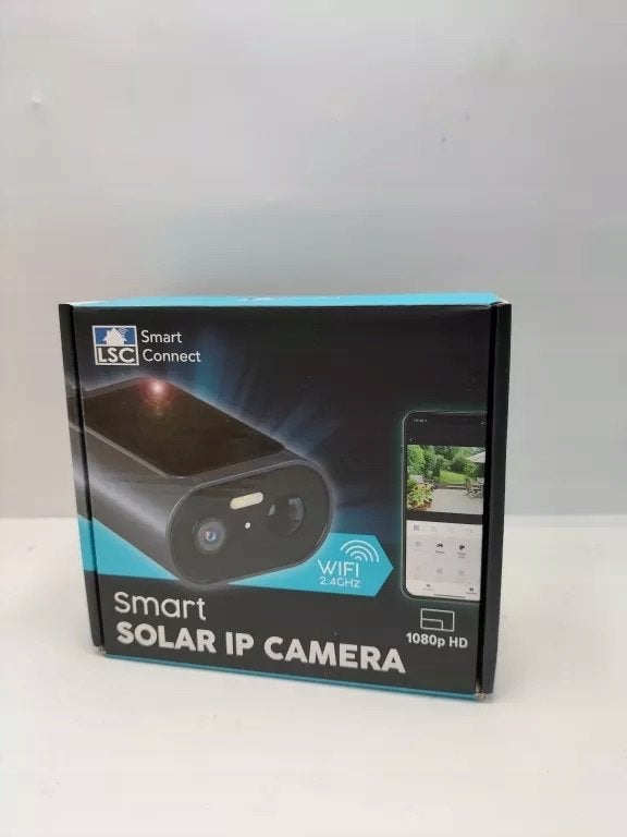 Smart LSC Connect Solar IP Camera 1080p HD WiFi 2.4GHz, .., Nieuw, ..., Ophalen of Verzenden