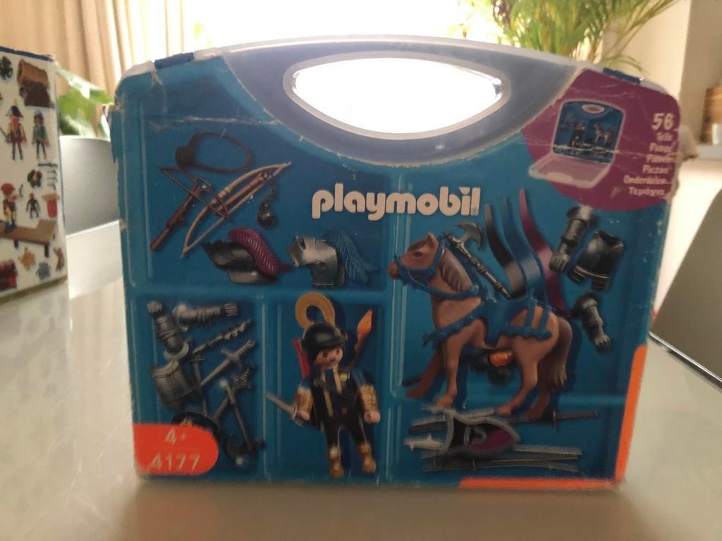 Playmobil Ridderset 4177 in handige meeneemkoffer, Ophalen, Gebruikt, Complete set