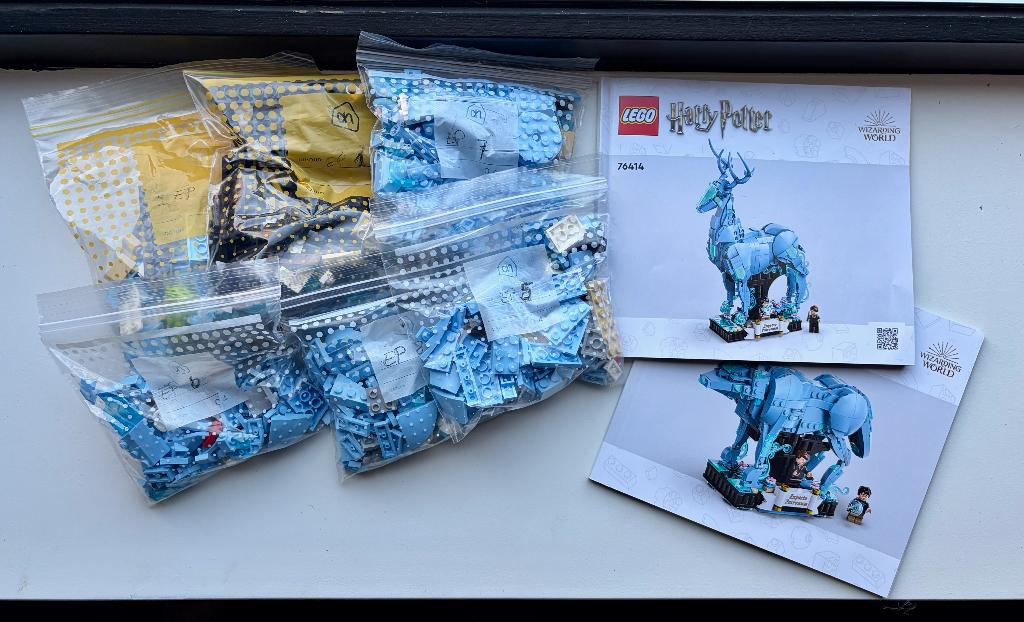 LEGO Harry Potter 76414 Expecto Patronum,  met boekjes, Compleet, Lego, Harry Potter, Ophalen of Verzenden