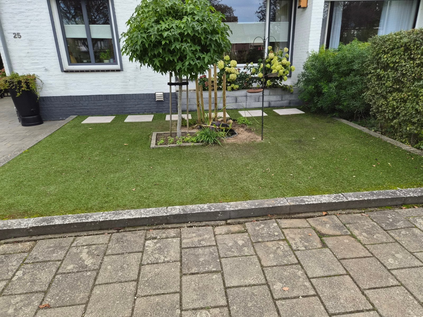 Kunstgras voor tuin of balkon - 4,5 x 5 mtr., Ophalen, Gebruikt, 10 tot 20 m², Kunstgras