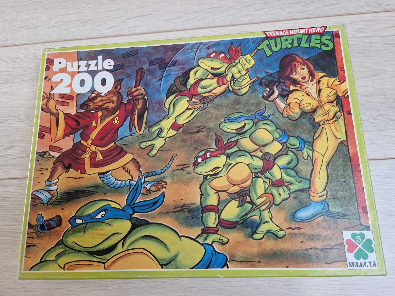 1990 tmnt puzzel teenage mutant hero ninja turtles puzzle, Ophalen of Verzenden