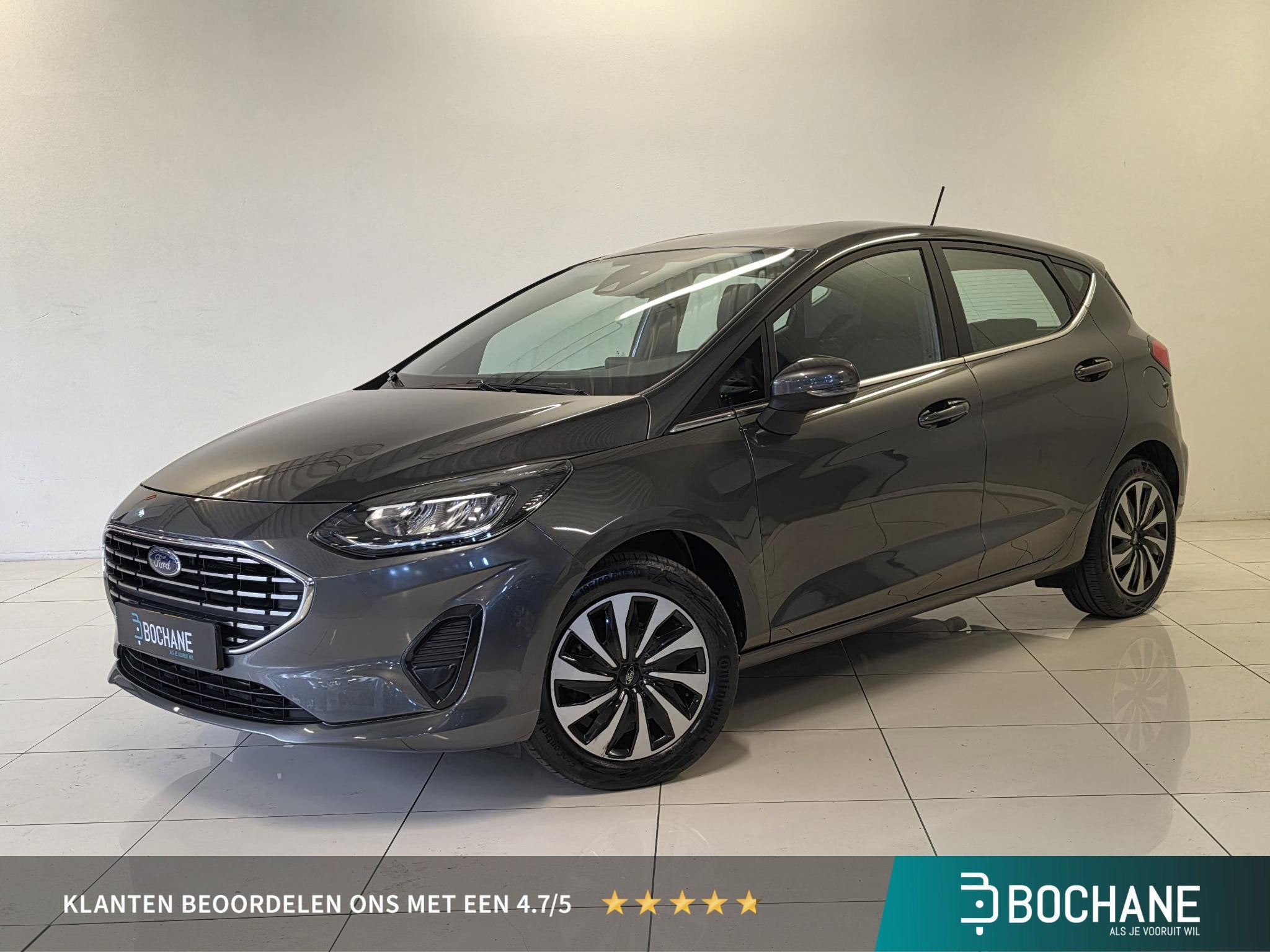 Ford Fiesta 1.0 EcoBoost Titanium | Parkeersensoren | Carpla, Auto's, Ford, Bedrijf, Te koop, Fiësta, ABS, Adaptieve lichten, Airbags