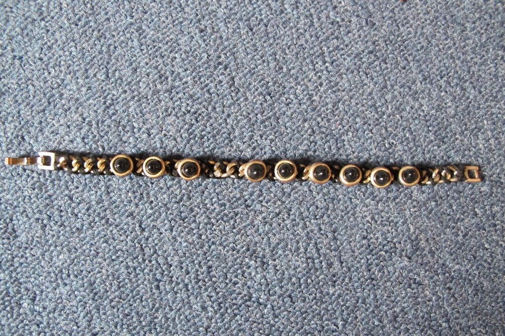Black spike bracelet, Sieraden, Tassen en Uiterlijk, Armbanden, Ophalen of Verzenden, Gebruikt, Zwart, Overige materialen