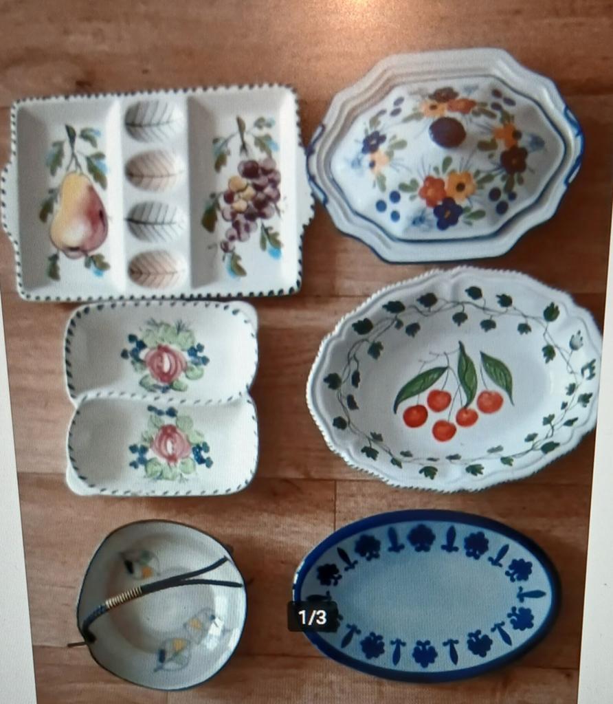 Schalen / Servies, Minder dan 50 cm, Ophalen of Verzenden, Zo goed als nieuw, Schilderij