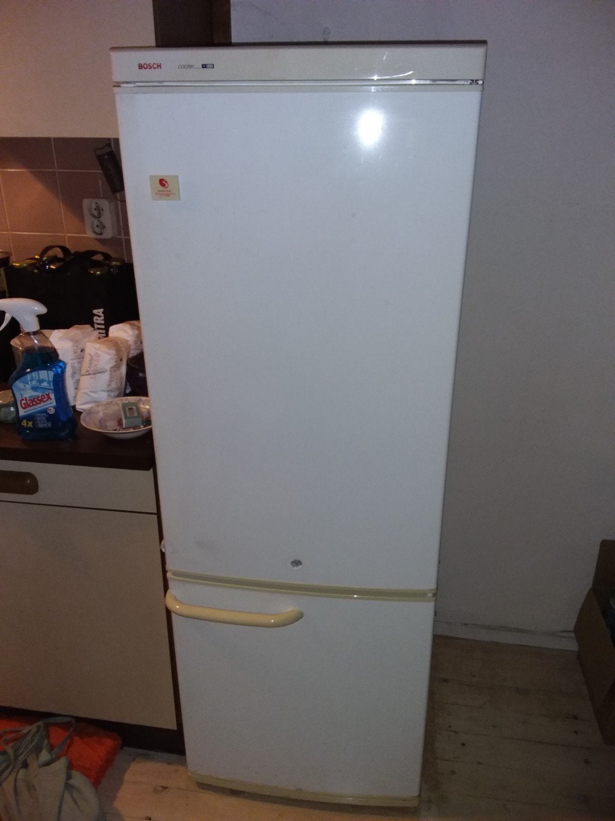 Koelkast met vriezer, Witgoed en Apparatuur, Ophalen, Gebruikt, 200 liter of meer, Met aparte vriezer