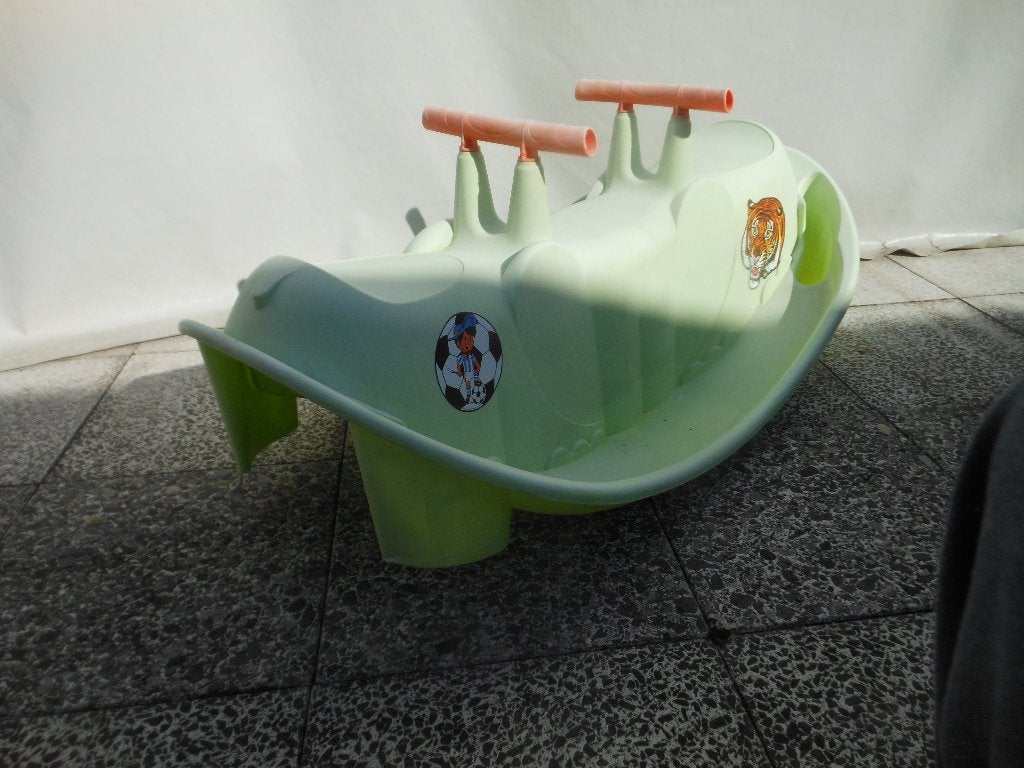 Groene wipwap voor kinderen - Zo goed als nieuw, Ophalen, Zo goed als nieuw, Overige typen