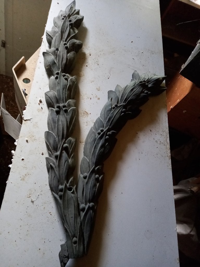 Bronzen palmbladeren, Antiek en Kunst, Ophalen