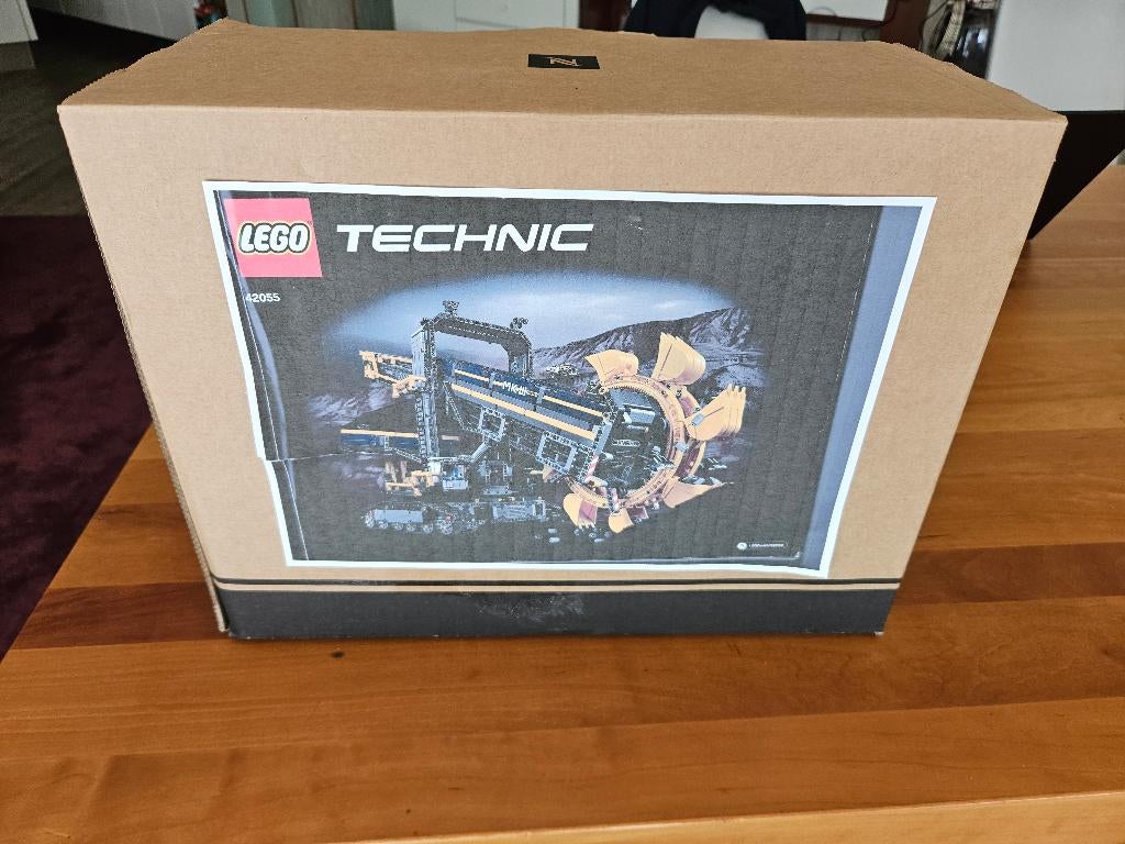 LEGO Technic Emmerwiel Graafmachine - 42055, Ophalen of Verzenden, Zo goed als nieuw, Complete set, Lego