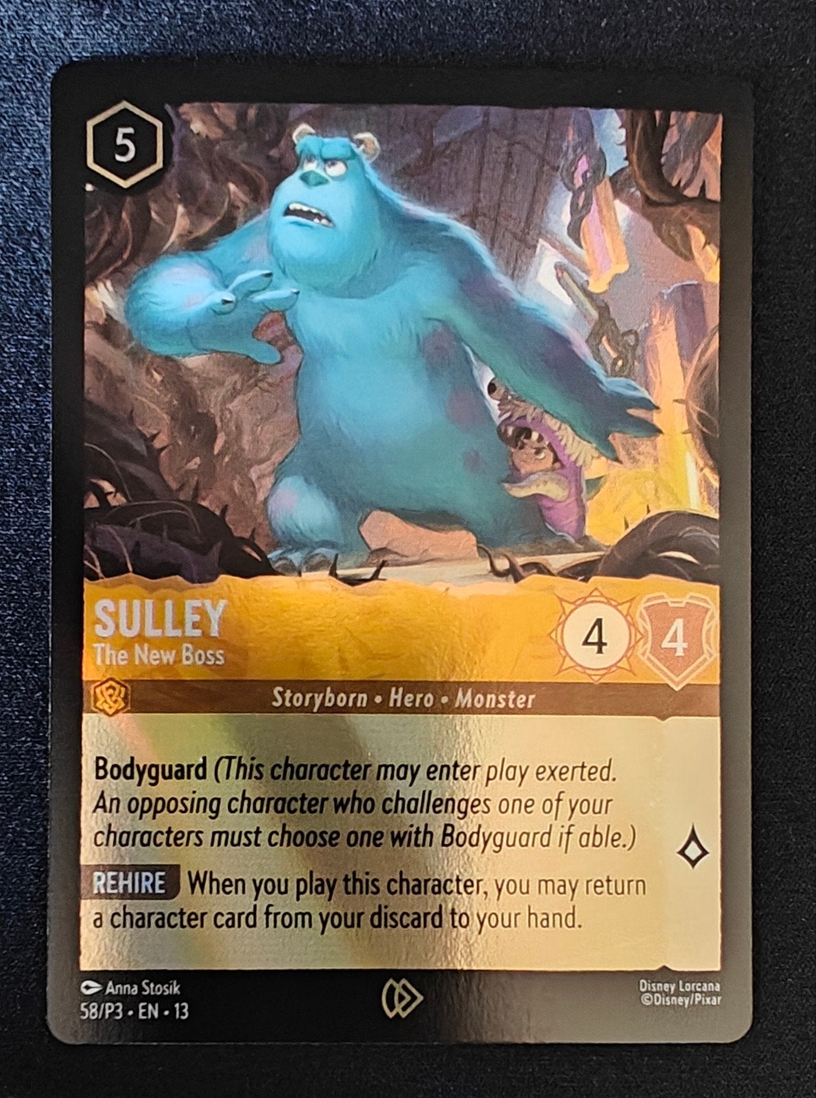 Disney Lorcana Sulley The New Boss Promo Kaart (58/P3), Ophalen of Verzenden, Zo goed als nieuw