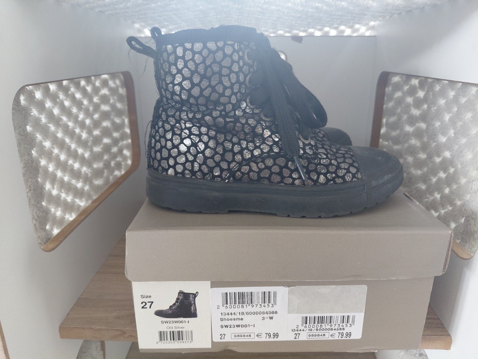 Prachtige leren Shoesme laarsjes maat 27, Gebruikt, Meisje, Ophalen of Verzenden, Laarzen