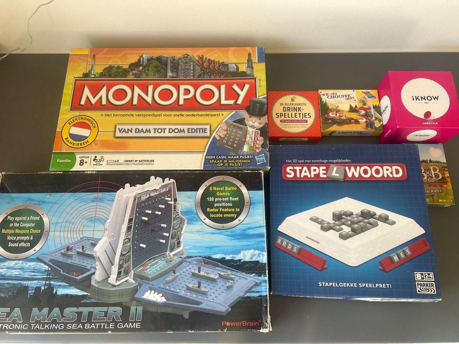 Spelletjes pakket, Een of twee spelers, Ophalen, Gebruikt