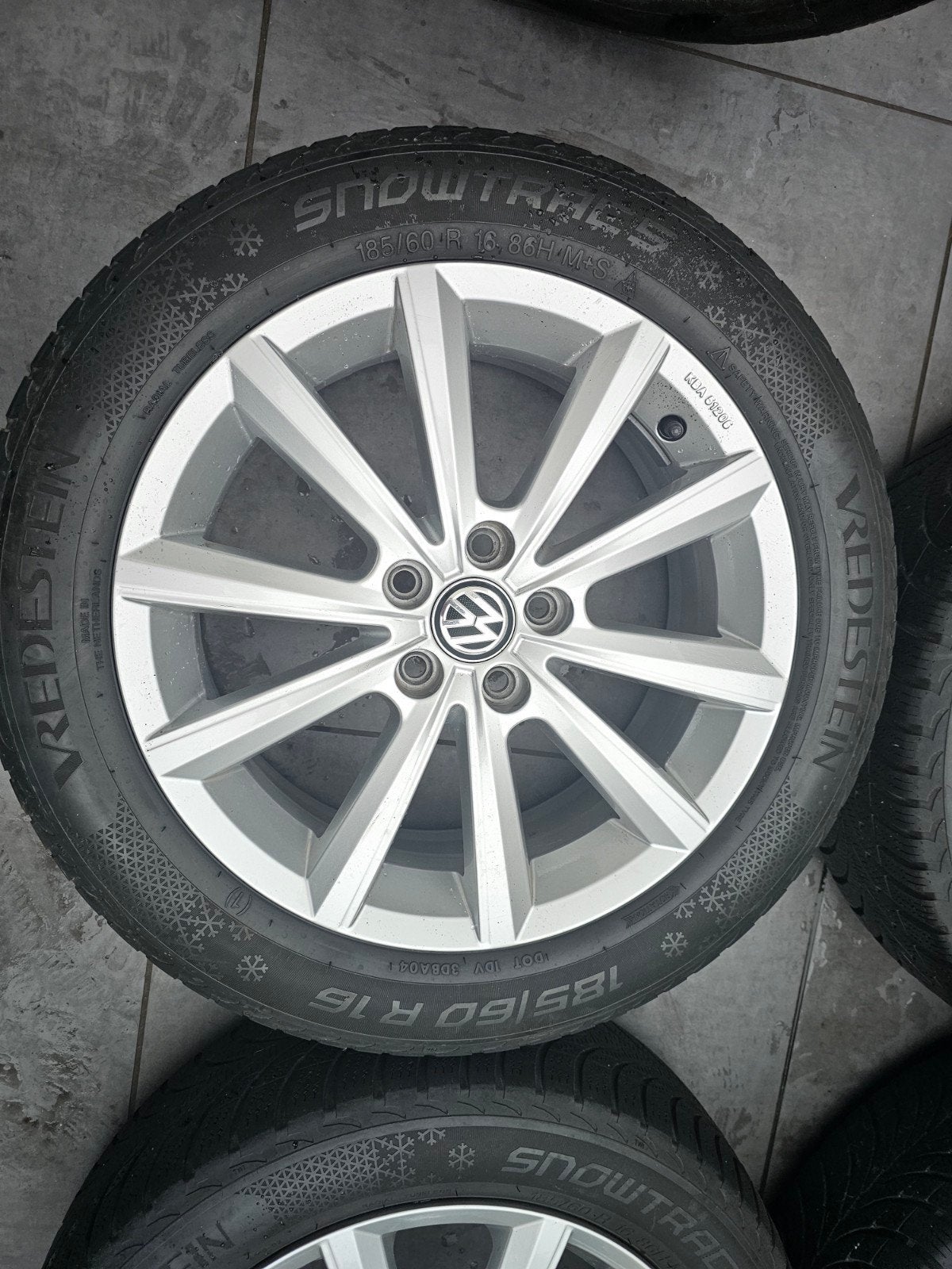 Vw. Polo 2G 16 inch Origineel MERANO velgen met winterbanden, Ophalen of Verzenden