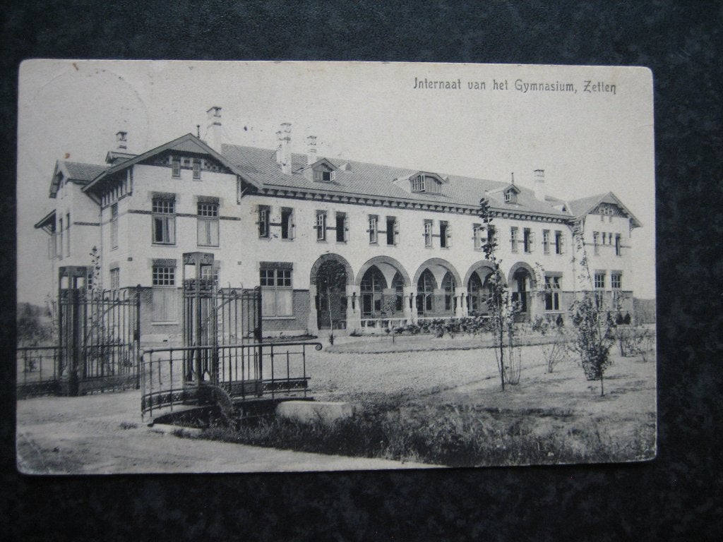 ZETTEN  Internaat van het Gymnasium 1911, Verzamelen, Ophalen of Verzenden, Voor 1920, Gelderland