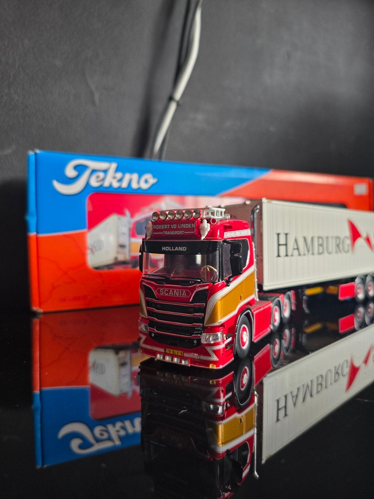 Tekno Set robert van der linden, Ophalen of Verzenden, Zo goed als nieuw, Bus of Vrachtwagen, Tekno