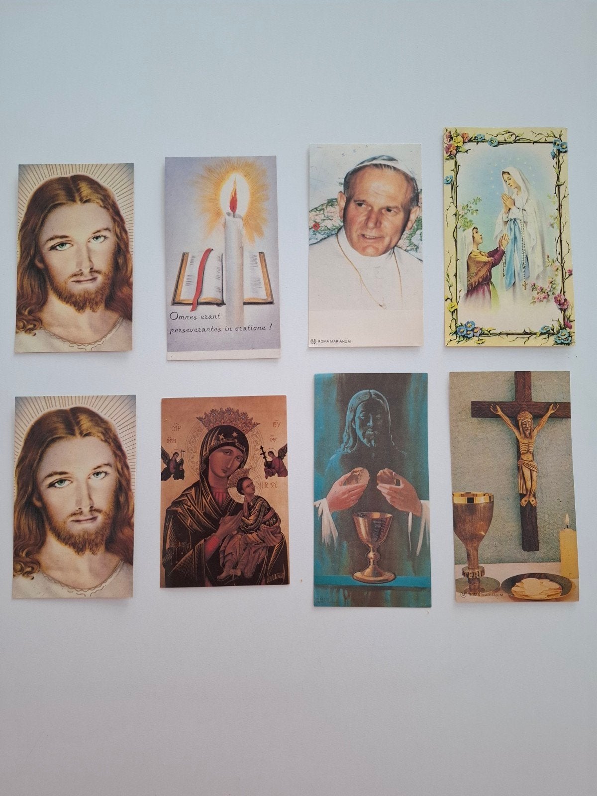 8 Bidprentjes uit 1989 en 1990 - Diverse Afbeeldingen, Ophalen of Verzenden, Bidprentje