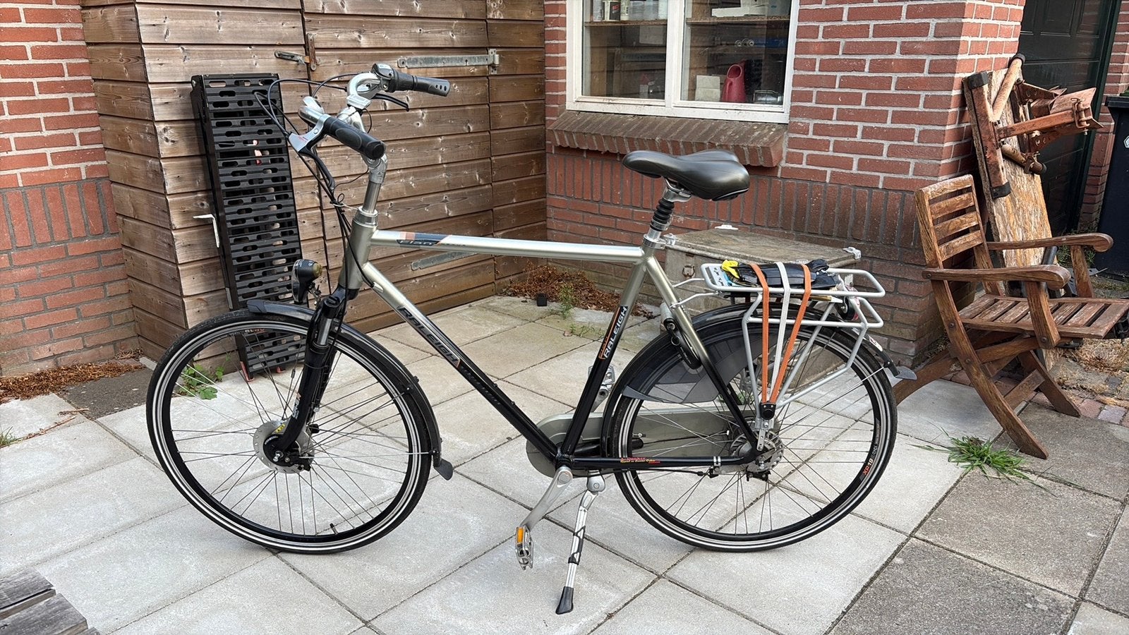 Raleigh heren fiets, Ophalen, Zo goed als nieuw, Overige merken