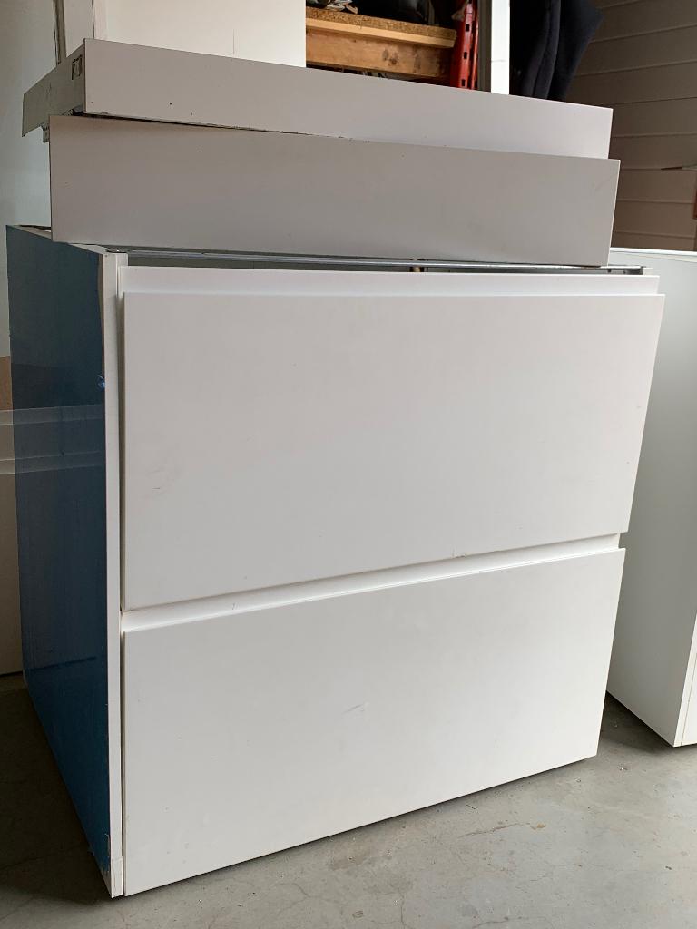 IKEA Voxtorp keuken, Huis en Inrichting, Keuken | Keukenelementen, Ophalen, Gebruikt, Wit, 50 tot 100 cm