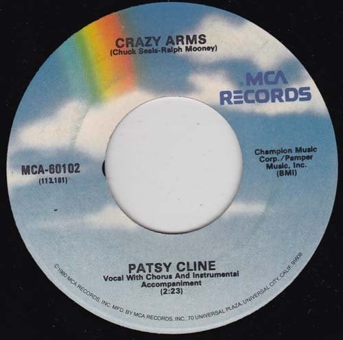 Patsy Cline - Crazy Arms 7", Cd's en Dvd's, Ophalen of Verzenden, Zo goed als nieuw, 7 inch, Country en Western