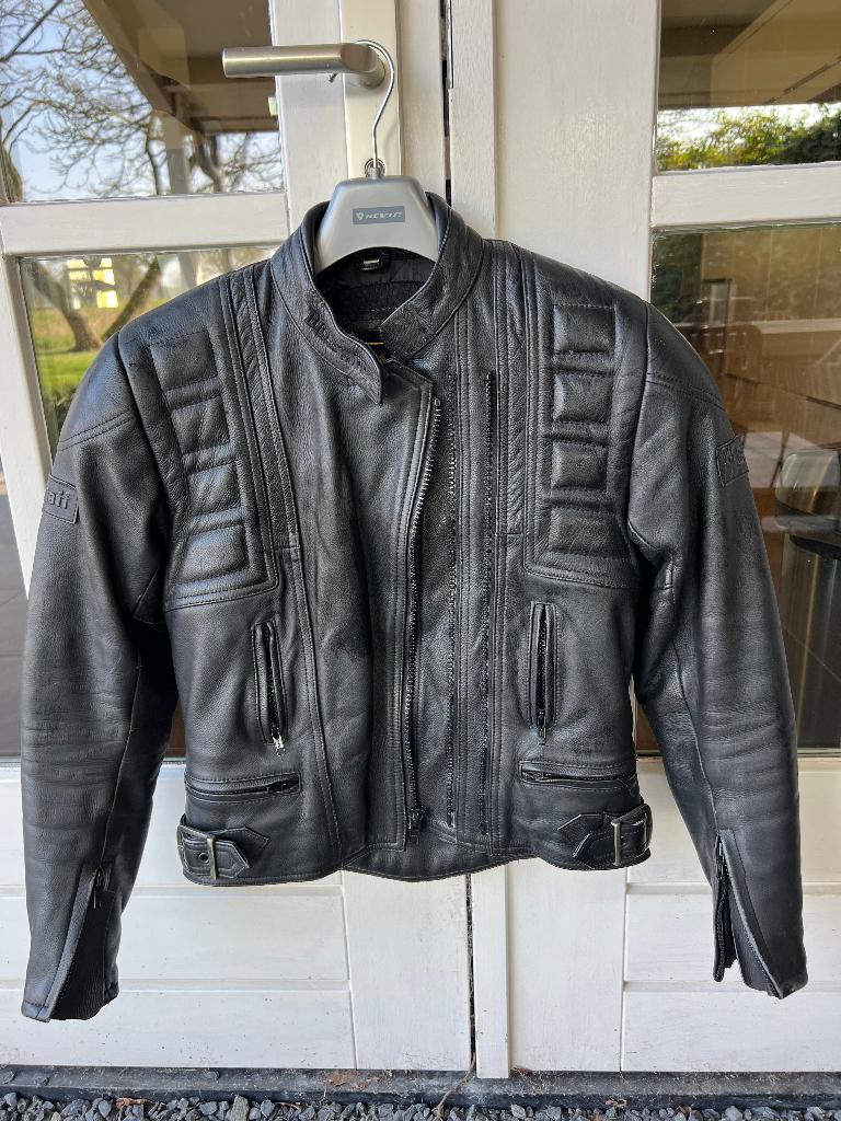 Dames leren motorjack Belstaf maat M, Motoren, Belstaff, Jas | textiel, Ophalen of Verzenden, Dames