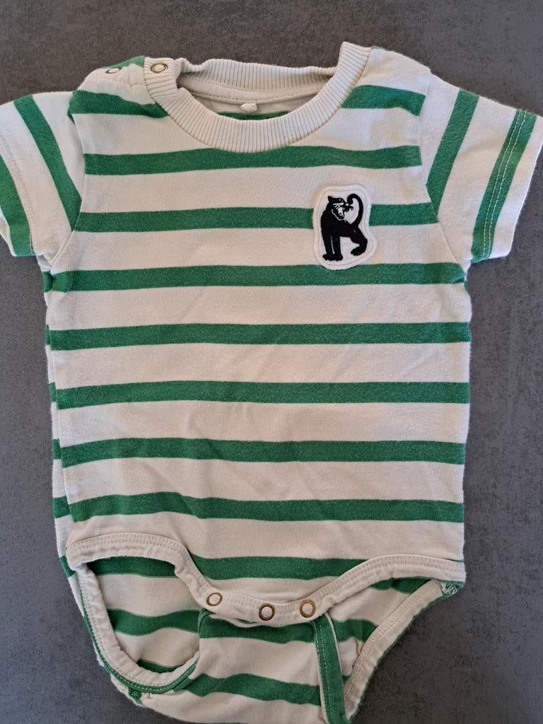 Mini Rodini romper korte mouw maat 62, Nacht- of Onderkleding, Jongetje of Meisje, Ophalen of Verzenden, Zo goed als nieuw