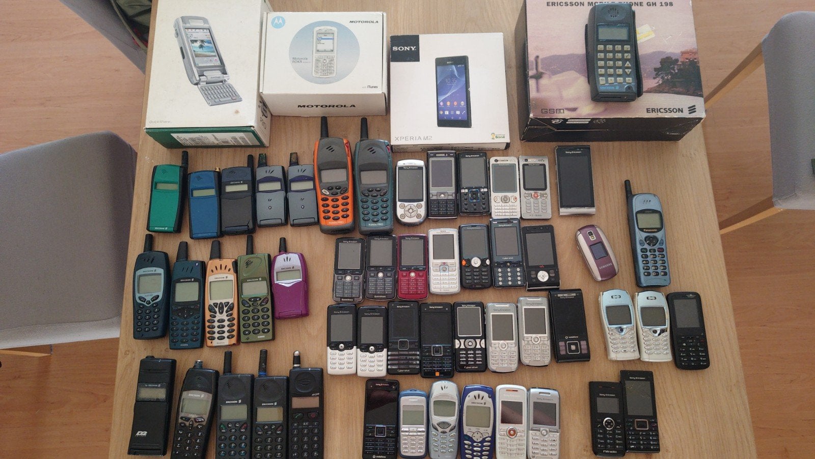 Grote verzameling vintage mobiele telefoons, Telecommunicatie, Mobiele telefoons | Overige merken, Gebruikt, Ophalen of Verzenden