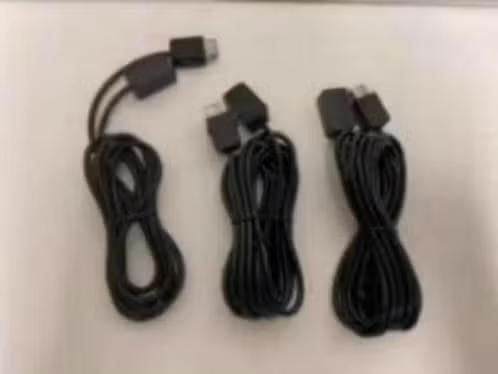 NIEUW! Wii Remote Nunchuck Extension Cable Zwart 3st € 4,99, Spelcomputers en Games, Spelcomputers | Nintendo Consoles | Accessoires
