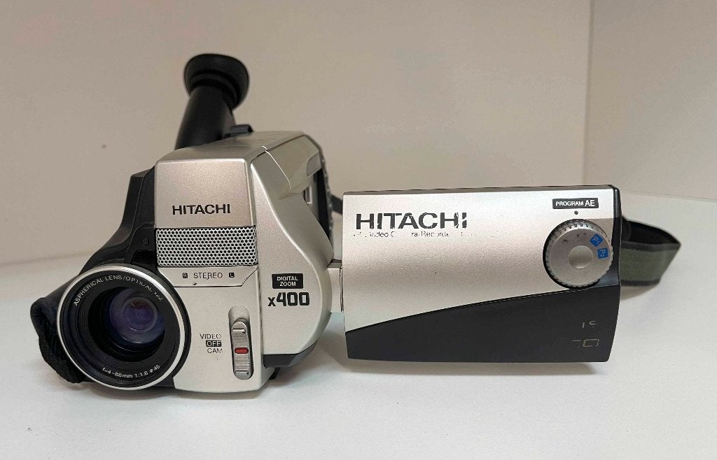 Hitachi VM-H755LE (Hi8) camcorder met 400× Digitale zoom, N, Hi 8, HITACHI, Ophalen of Verzenden