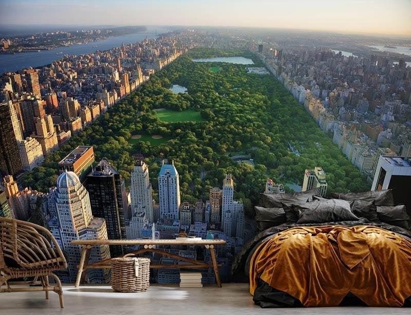Fotobehang / Behang - Centralpark New York, Overige patronen, Natuurlijk, Info@fotobehangkoning.nl, Fotobehang
