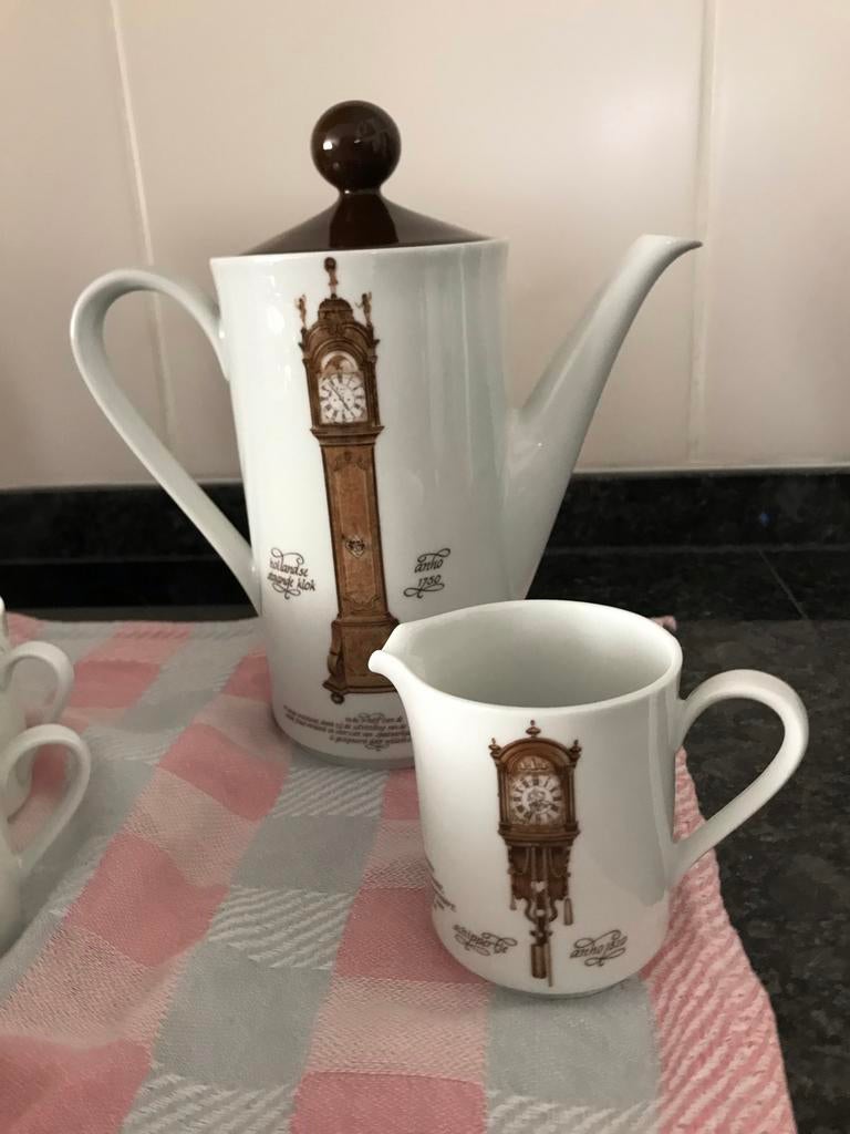 Mitterteich klokken servies ongebruikt zie foto’s, Ophalen