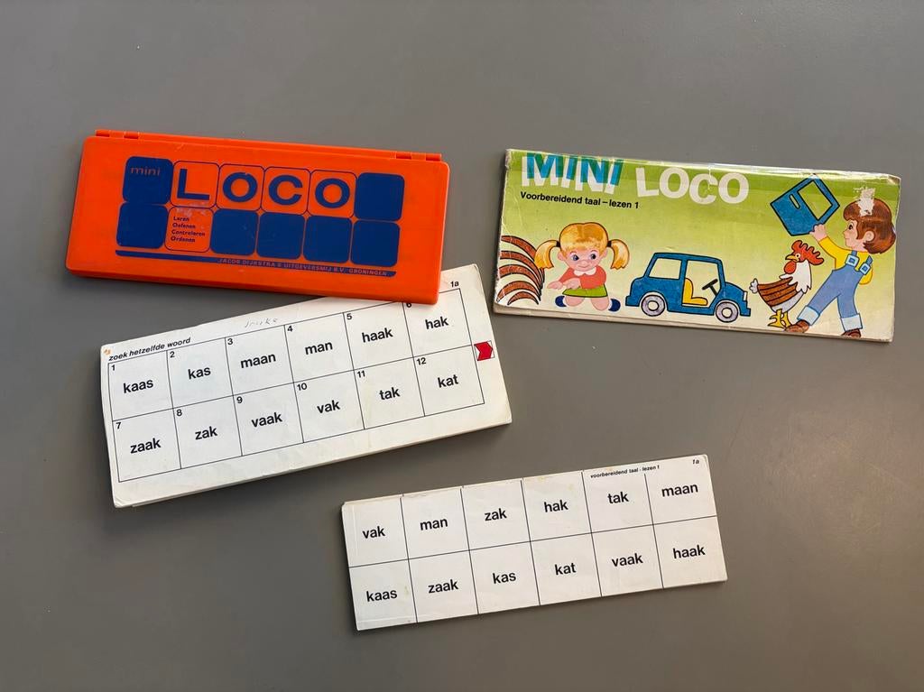Mini Loco jaren ‘80 vintage (beginnend lezen), Ophalen of Verzenden, Gebruikt