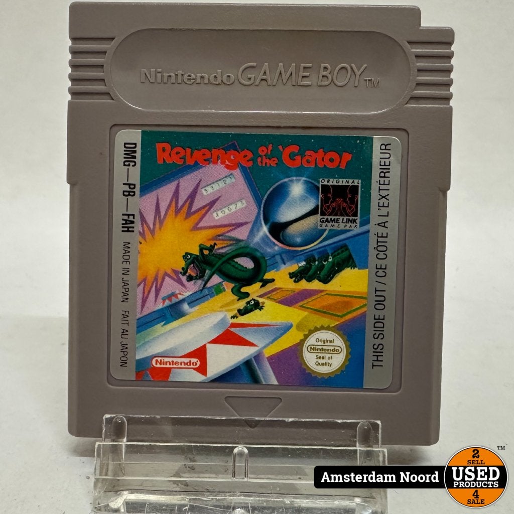 Nintendo GameBoy Pinbal Revenge Of The Carbon, Nintendo, Gebruikt, Support@nintendo.com, 11-1 Hokotate-cho, Kamitoba, Minami-ku
Kyoto 601-8501
Japan