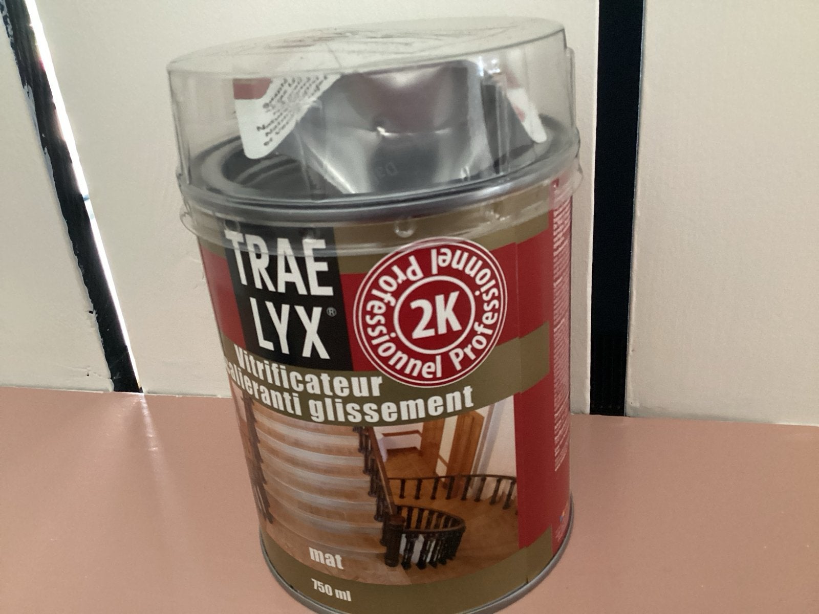 TRAE LYX Trappenlak anti slip mat - 2 blikken voor de prijs, Ophalen, Overige kleuren, Nieuw, 10 tot 15 liter
