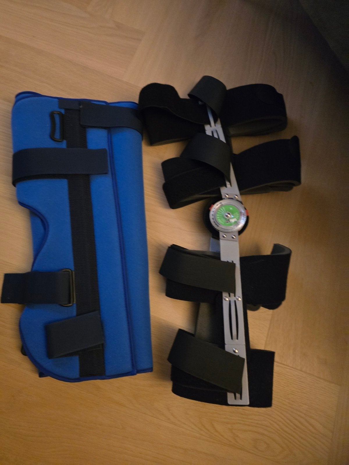 knie braces, Ophalen