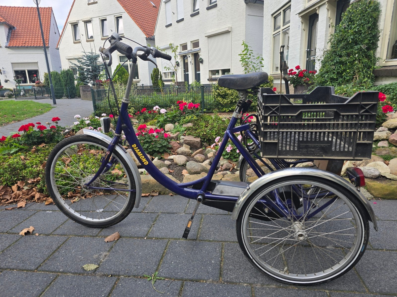 Diamond Driewieler Fiets - Stabiel en Comfortabel, Fietsen en Brommers, Ophalen, Gebruikt, Trommelrem, Diamond