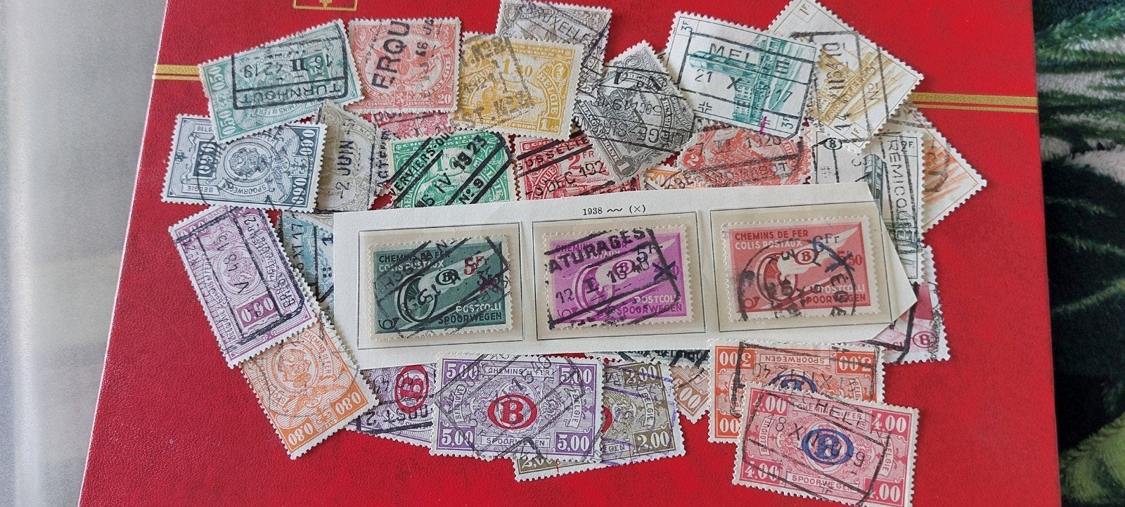 Belgische spoorwegen, Postzegels en Munten, Postzegels | Europa | België, Ophalen of Verzenden, Gestempeld