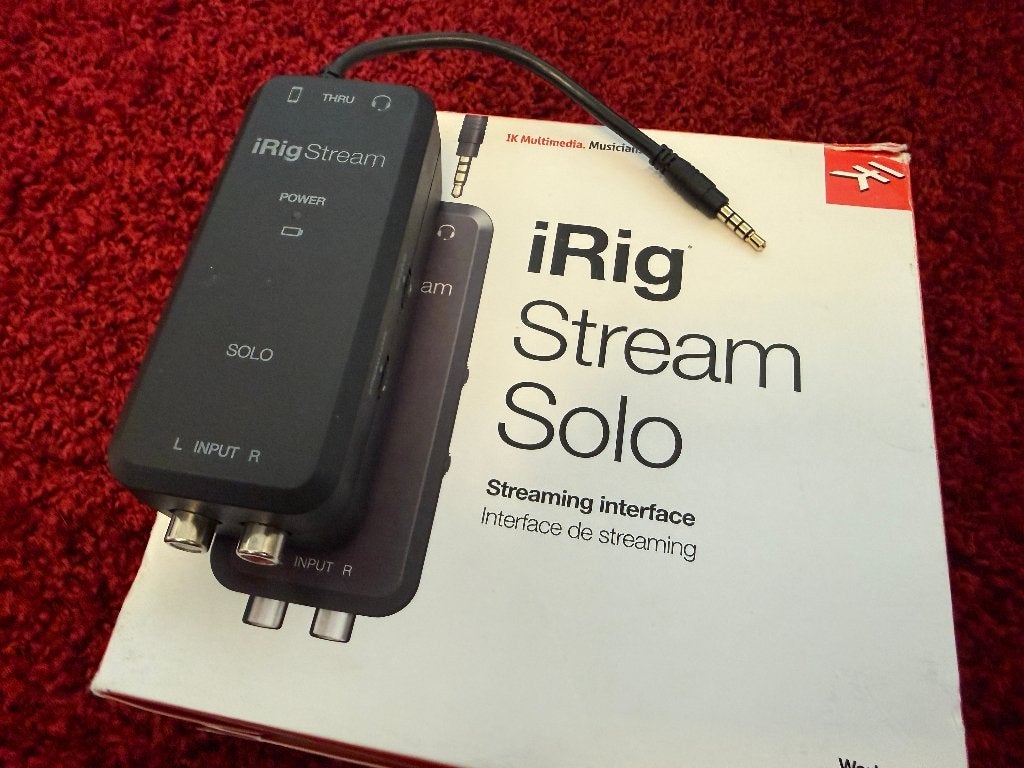 iRig Stream Solo Streaming Interface (ook met iPhone/iPad), Ophalen of Verzenden, Zo goed als nieuw, Overige typen