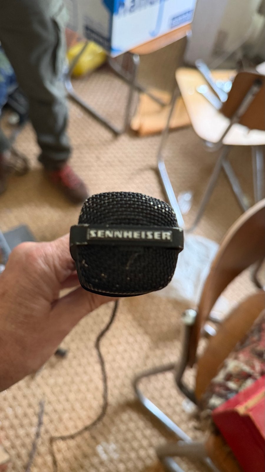 Sennheiser MD421 U4 Microfoon - Gebruikt, Muziek en Instrumenten, Ophalen of Verzenden, Gebruikt, Zangmicrofoon