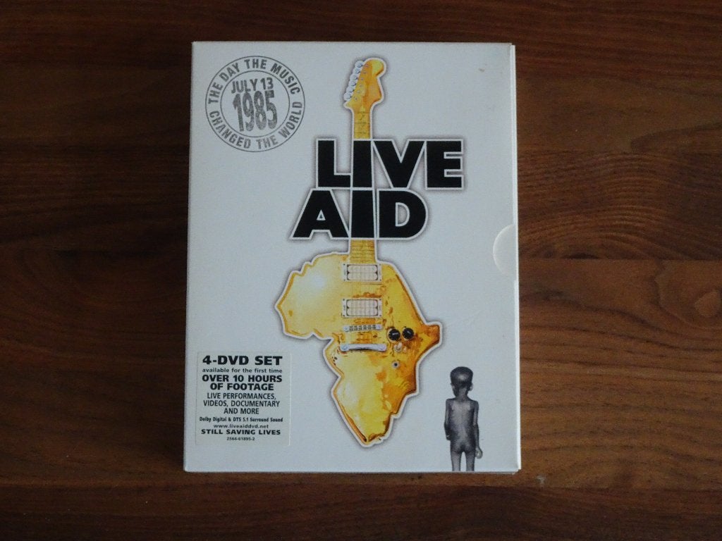 Live Aid 1985 4 dvd set, Cd's en Dvd's, Alle leeftijden, Ophalen of Verzenden, Gebruikt, Concert